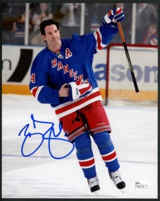 Foto 8x10 firmada por Brendan Shanahan (Rangers - autógrafo) Salón de la fama - ¡Certificada por la JSA! Foto 1 de 2