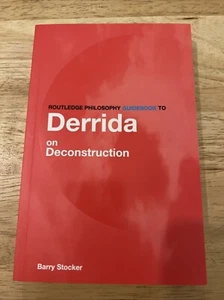 Routledge Philosophy Guid To Derrida on Deconstruction, Paperback - Imagen 1 de 6