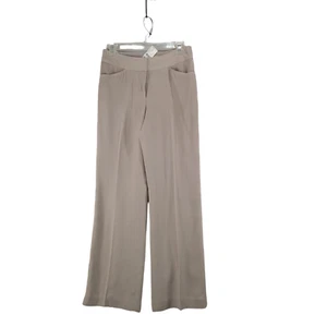 Casual Corner Annex Petite Womens Beige Wide Leg Dress Pants Mid Rise Size 4 NWT - Picture 1 of 10