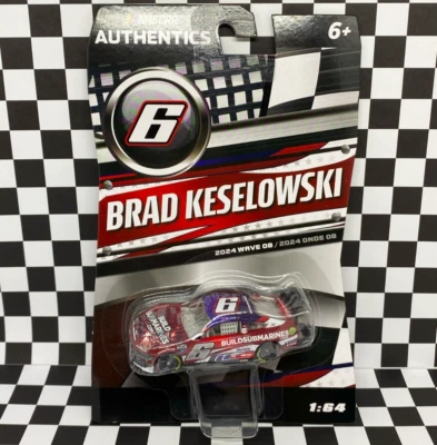 NASCAR Authentics 2024 Wave 8 Brad Keselowski Buildsubmarines.com Mustang 1/64 Foto 1 de 4