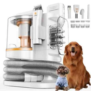 Aspiradora Kanpets para perros para aseo de desprendimiento con cubo de polvo máximo de 3,4 L, clip interior para mascotas - Imagen 1 de 5