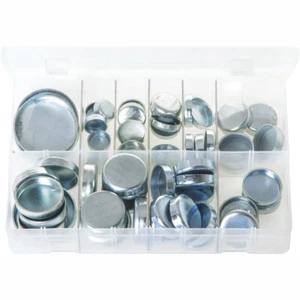 Core Plugs Cup Type - Metric. Zinc Plated Steel. 60 Pieces. AB120 - Picture 1 of 3