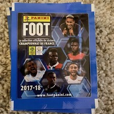 2017-18 Panini Foot Sticker Packs. Lot of 9. Soccer Futbol