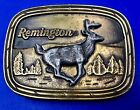Running White Tail Deer Remington Arms Company Pistole Vintage 1979 Gürtelschnalle