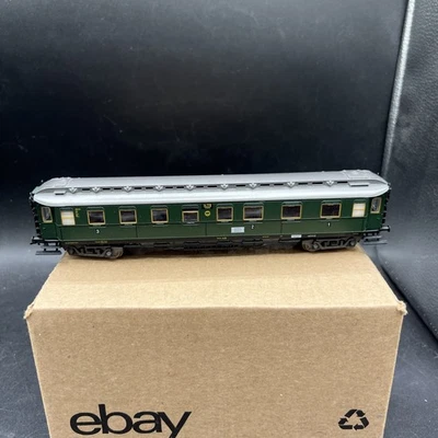 Fleischmann HO 5082 Express coach of the DRG 1st,2nd,3rd Class LIGHTS ADDED - Image 1 of 4
