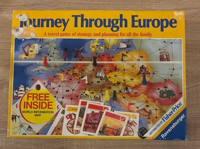 JOURNEY THROUGH EUROPE BOARD GAME - RAVENSBURGER 1982 - COMPLETE - VINTAGE  - Image 1 of 4