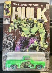 Hot Wheels Custom 1983 Chevy Silverado Incredible Hulk JB Diecast SHARP - Picture 1 of 7