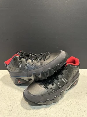 Talla 14 Air Jordan 9 Low Golf 'Carbón' Negro Rojo Verdadero FJ5934-002 Para hombres Foto 1 de 4