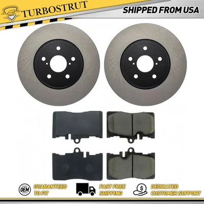 Front OE Brake Rotors Brake Pads Kit for 2001-2006 Lexus LS430 4.3L - Image 1 of 2