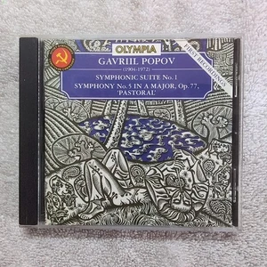 Gavriil Popov Symphonic Suite No 1 Symphony 5 Pastoral CD 1997 Olympia OCD 598 - Picture 1 of 3