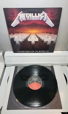 Metallica MASTER OF PUPPETS Original 1986 Allied Pressing Vinyl Record Metal - Image 1 of 4