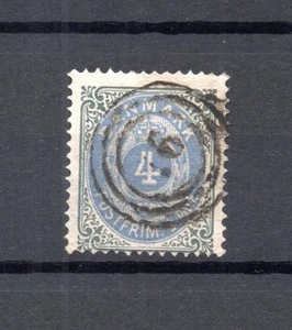 Dinamarca 1875 sello antiguo de posthorn (Michel 23 Y Aa) bonito usado Nr.Cancel 76 (Vejle) - Imagen 1 de 2