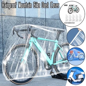 Cubierta de lluvia para bicicleta de 5 piezas cubierta gruesa de PVC a prueba de polvo impermeable para bicicletas de montaña - Imagen 1 de 13