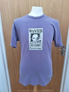 Camiseta Vans One Piece Nico Robin Wanted - Púrpura Lila - Talla Mediana - Imagen 1 de 7