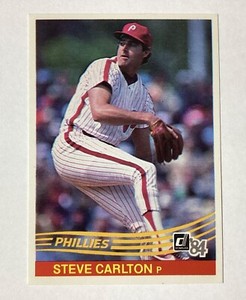 1984 Donruss #111 Steve Carlton Philadelphia Phillies