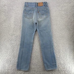 Levi’s Orange Tab Boys Jeans Size 14 Blue Vintage 80s Slim Straight Made in USA - Picture 1 of 9