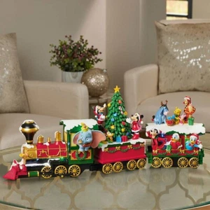Juego de 3 piezas de estatuillas de tren de vacaciones de música musical musical de Disney - Imagen 1 de 7