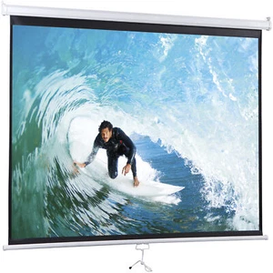 Projector Screen 72" Indoor Outdoor 4:3 HD Projection Screen for Movie or Office - Picture 1 of 24