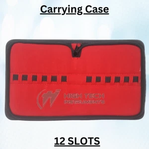 Zipper Carrying Bifold Case With 12 Holding Elastic Slots Dental Surgical Tools - Picture 1 of 4