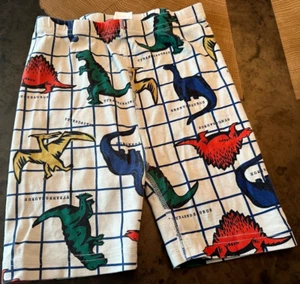 HANNA ANDERSSON DINOSAUR PAJAMA SHORTS BOYS SZ 10 - Picture 1 of 4