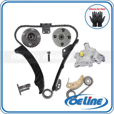 Kit de cadena de distribución bomba de aceite VVT juego de piñones para 09-17 Toyota Corolla Matrix 1,8 L Foto 1 de 4