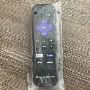 NEW OEM Hisense Roku TV Remote Control Netflix Disney + Apple HBO Max - Picture 1 of 2
