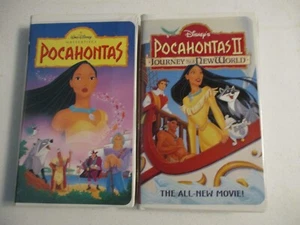 Pocahontas and Pocahontas II VHS Clamshell Disney - Picture 1 of 7