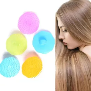 Head Massage Scalp Brush Hair Washing Comb Shampoo Brush Hair Clean New Portable - Picture 1 of 17