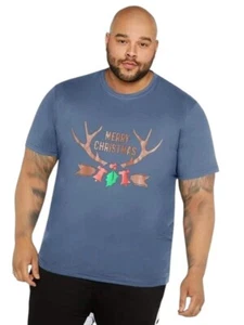 Herren T-Shirt Weihnachten Print 4XL (52) oder 5XL (54) 95% Polyester, 5% Elasthan - Bild 1 von 4