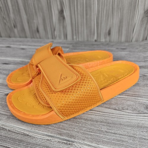 Adidas Originals Pharrell Chancletas HU Boost Slides arancione FV7261 Uomo taglia 8