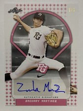 2018 Leaf Perfect Game National Showcase Zachary Martinez Auto Pink 1/1