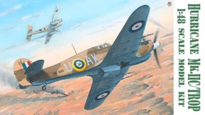 1:48 scale WWII RAF Hawker Hurricane Mk.IIC Tropical model kit by HobbyBoss - Picture 1 of 23