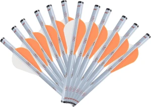 2 Inch Vanes Shrink Fletch, 12-Pack Stretch Arrow Wraps Universal Fit for Arrows - Picture 1 of 12