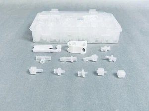 Value Plastics Luer Kit Assortment of Adapters and Clamps Total of 140 Pieces - Picture 1 of 4