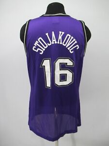 S4223 VTG Champion NBA Peja Stojakovic #16 Sacramento Kings Jersey Size L