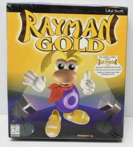 Rayman Gold Big Box Juego PC CD-ROM 1997 Windows Online Ubi Suave Raro Nuevo Sellado - Imagen 1 de 11