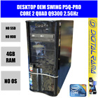 Desktop Computer Oem Swing Core 2 Quad Q9300 4Gb Ram No Ssd/ No Hdd/No Os