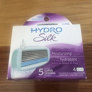 Schick Hydro Silk Moisture Care 4 Cartridges 5 Blades New Sealed - Picture 1 of 4