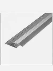 CARPET TO WOOD & TILE METAL STRIP DOOR PLATE Z TRIM THRESHOLD SILVER 900MM/ 90cm - Picture 1 of 4