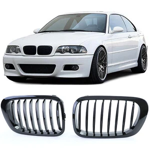 Sport Kühlergrill Performance Glanz passend für BMW 3er E46 Coupe Cabrio 99-03 - Bild 1 von 9