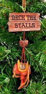 SILLA DE MONTAR CABALLO RESINA ADORNO 6" "CUBIERTA LOS PUESTOS" (16644) - Imagen 1 de 1