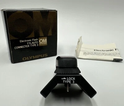 OLYMPUS OM CAMERA TTL AUTO CONNECTOR TYPE 3 FOR OM-2 CAMERA - Image 1 of 4