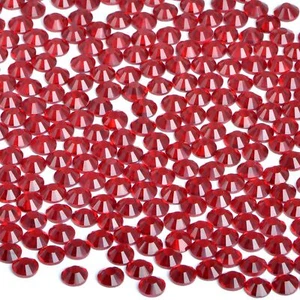 2880 Pieces SS4 Siam Hotfix Rhinestones Flatback Round Glass Rhinestones Gems... - Picture 1 of 3