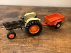 Vintage Britains Farm Toys Brown Ford 6600 Tractor And Trailer