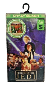 New Men's Small CRAZY BOXER STAR WARS Return of the Jedi Boxer Briefs MultiColor - Picture 1 of 6