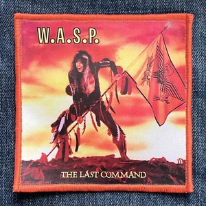 WASP The Last Command Sublimated Printed Patch | W.A.S.P. Heavy Metal Band Logo - Picture 1 of 1