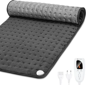 Termoforo Plaid elettrico 92x50cm soffice 6 temperature e timer SPEDIZ GRATUITA - Foto 1 di 11