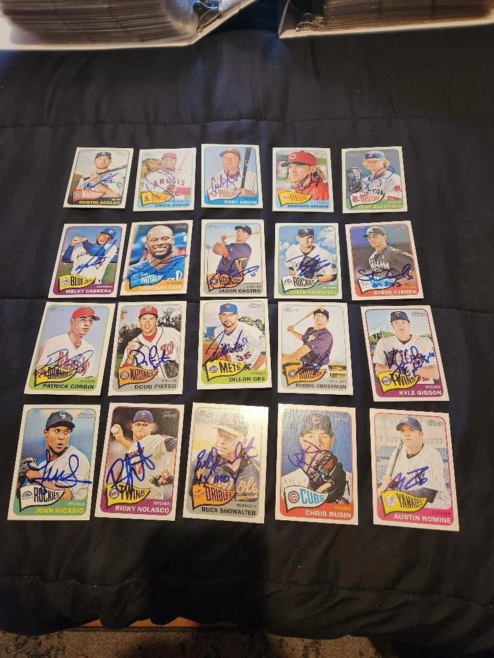 Béisbol Topps Heritage 2014 firmado - Elige tu tarjeta Foto 1 de 1