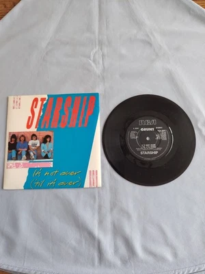 STARSHIP "IT'S NOT OVER" 1987 7" VINYL SINGLE IN PICTURE SLEEVE - Image 1 of 4