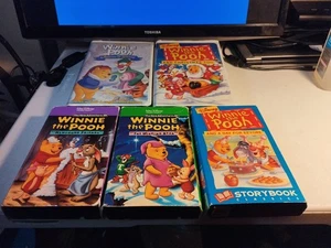 Winnie The Pooh VHS Lot of 5 - Disney - Imagen 1 de 7
